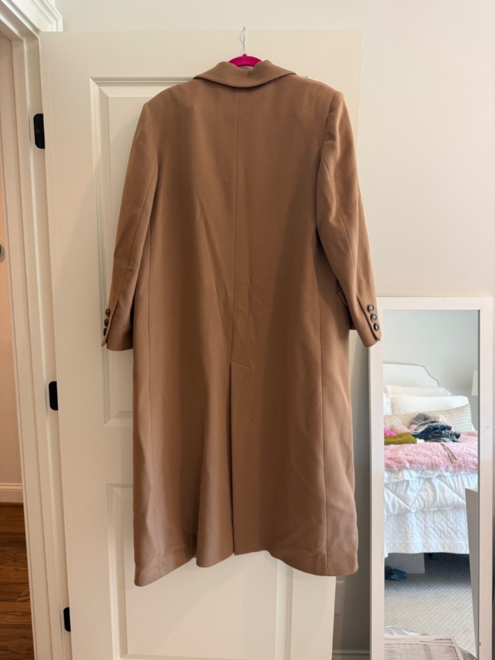 Tan Wool Winter Coat - Picture 3 of 6
